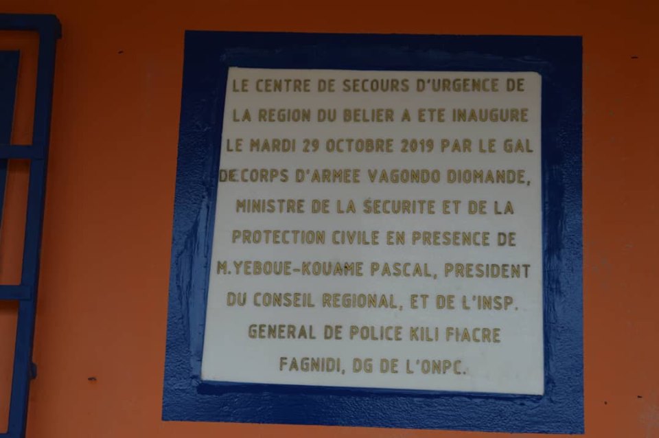 Inauguration du CSU de Toumodi