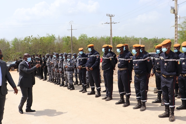 LES POMPIERS CIVILS DU CAVALLY OFFICIELLEMENT INSTALLÉS
