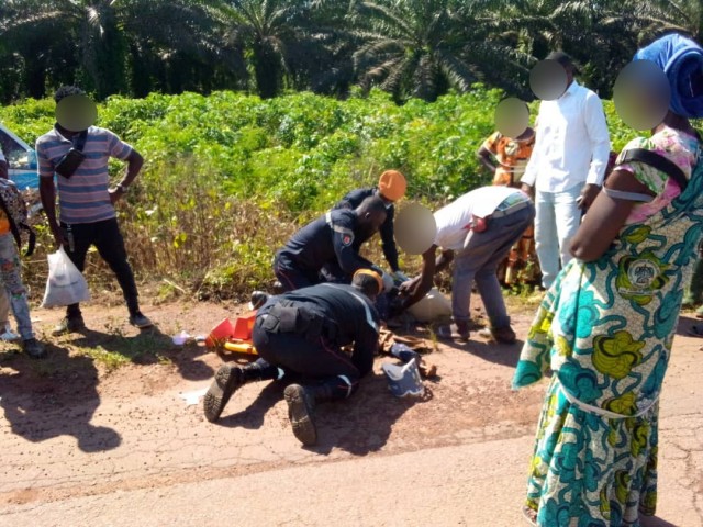 04 BLESSES GRAVES DANS UN ACCIDENT DE LA CIRCULATION A DABOU