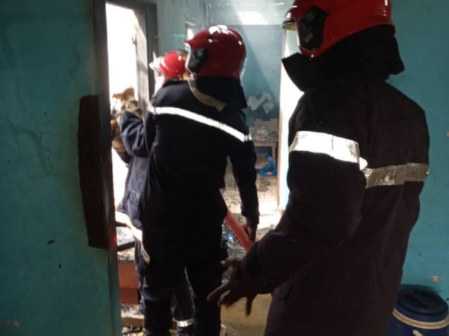 LES POMPIERS CIVILS INTERVIENNENT POUR DES CAS D’INCENDIE A DIVO ET A MAN