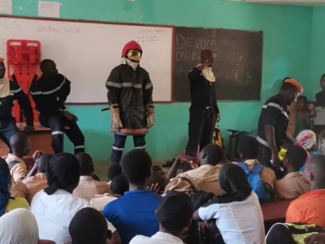 TOUBA : LES POMPIERS CIVILS DU BAFING PARTICIPENT A UNE JOURNEE CARRIERE