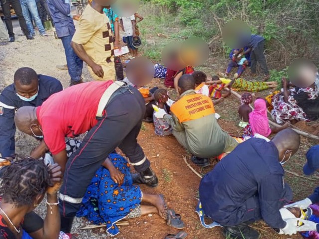 DUEKOUE : 25 VICTIMES DANS UN CARAMBOLAGE