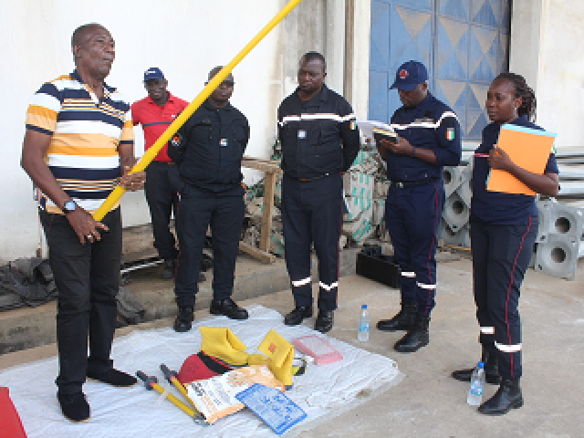 AGRÉMENT EN SÉCURITÉ INCENDIE : L’ONPC VISITE DES STRUCTURES À YOPOUGON, COCODY ET A MARCORY