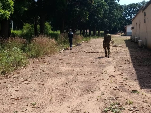 LES POMPIERS CIVILS DU WORODOUGOU EN VISITE AU CENTRE INTERARME DE SEGUELA POUR UNE SENSIBILISATION SUR LES FEUX DE BROUSSE