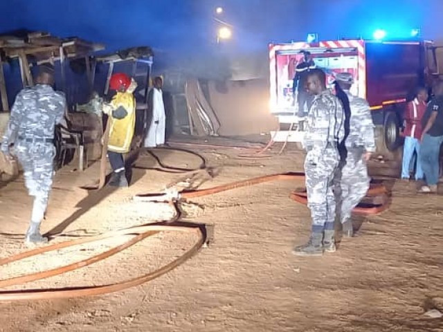 DEUX INCENDIES LE MEME SAMEDI POUR LES POMPIERS CIVILS DU HAUT-SASSANDRA ET DU BOUKANI