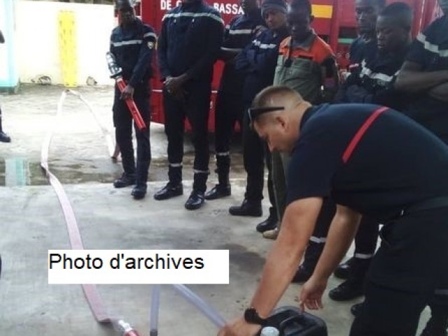 GRAND-BASSAM : 20 POMPIERS CIVILS PARTICIPERONT A LA FORMATION DE LA GESTION OPERATIONNELLE DE COMMANDEMENT NIVEAU 3