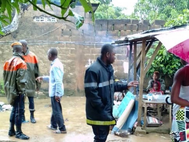 DABOU : LES POMPIERS CIVILS VISITENT DES ZONES A RISQUES