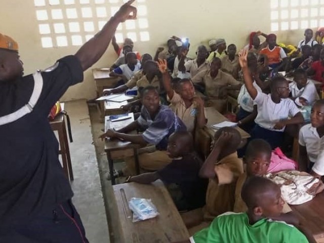 MANKONO : LES POMPIERS CIVILS PARTICIPENT A UNE JOURNEE CARRIERE