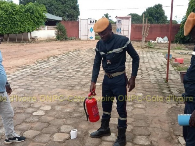 KATIOLA: LES POMPIERS CIVILS DU HAMBOL INTENSIFIENT LA SENSIBILISATION EN FAVEUR DES POPULATIONS