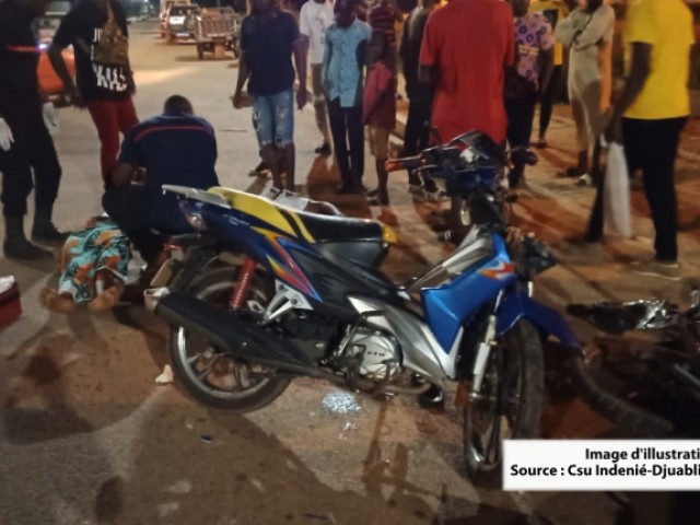 ACCIDENTS DE MOTOCYCLISTES : UN MORT ET PLUSIEURS BLESSES GRAVES A GUIGLO
