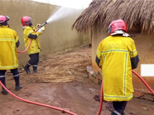 LES POMPIERS CIVILS DU BERE ET DU HAUT SASSANDRA CONFRONTES A PLUSIEURS INCENDIES