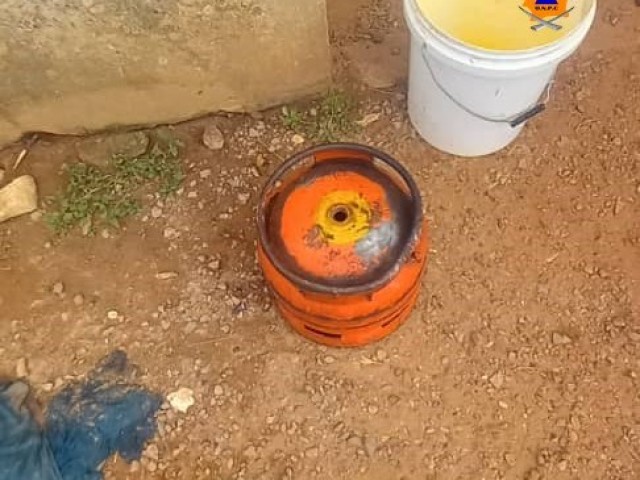 FERKESSEDOUGOU : UN FEU DE GAZ ETEINT PAR LES POMPIERS CIVILS