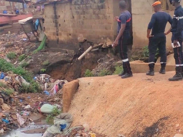 LES POMPIERS CIVILS DU WORODOUGOU SUR LES ZONES A RISQUE