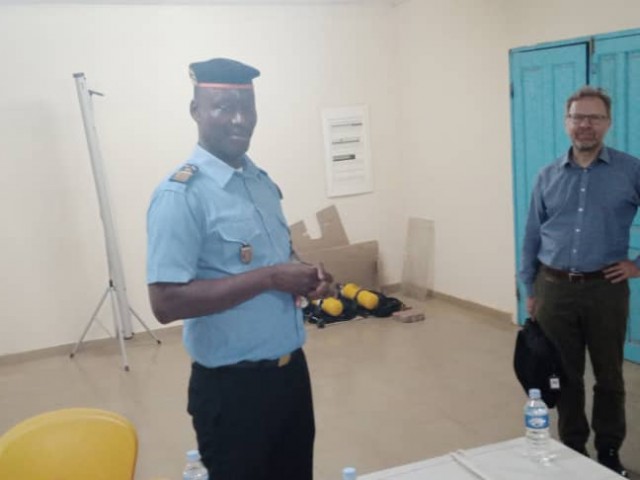 LA DELEGATION EUROPEENNE POURSUIT SON EVALUATION DANS LE CENTRE DE SECOURS D’URGENCE DU GBOKLE
