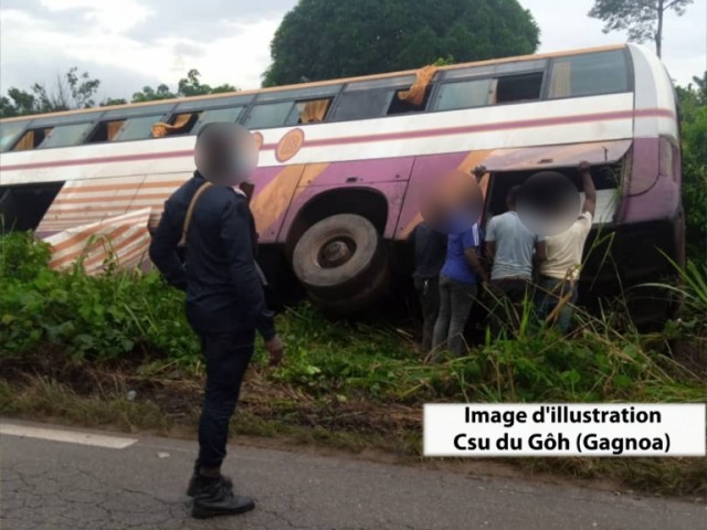 DEUX ACCIDENTS FONT 8 VICTIMES À GAGNOA ET DABOU