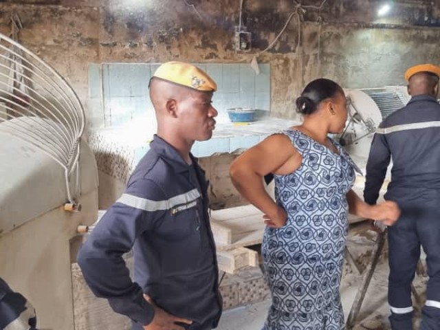 ABENGOUROU / SENSIBILISATION : LES POMPIERS CIVILS DE L’INDENIE-DJUABLIN VERS LES BOULANGERIES