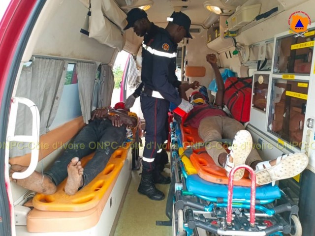 CINQ BLESSES ET UN MORT DANS DEUX ACCIDENTS A GRAND-BASSAM ET KATIOLA