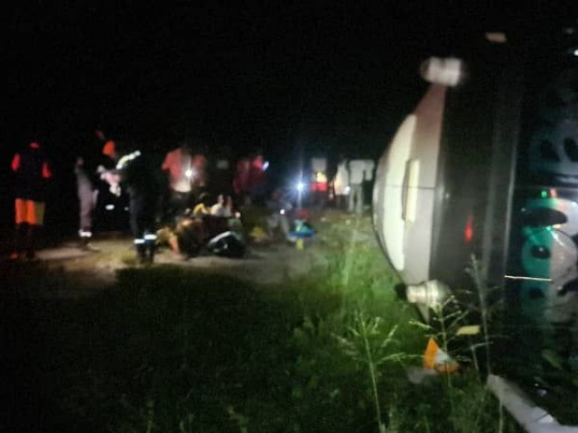 DABOU/SORTIE DE ROUTE D’UN VÉHICULE DE TRANSPORT: LES POMPIERS CIVILS AU SECOURS DE 20 BLESSÉS
