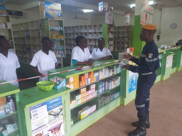 SECURITE INCENDIE : LES PROPRIETAIRES ET LE PERSONNEL DES PHARMACIES DE DUEKOUE SENSIBILISES