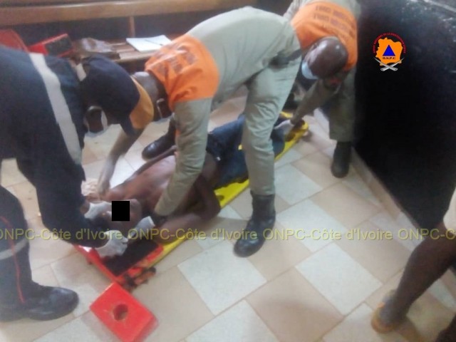 GAGNOA : LES POMPIERS CIVILS DU GOH PORTENT SECOURS A UN HOMME AGRESSE A L’ARME BLANCHE