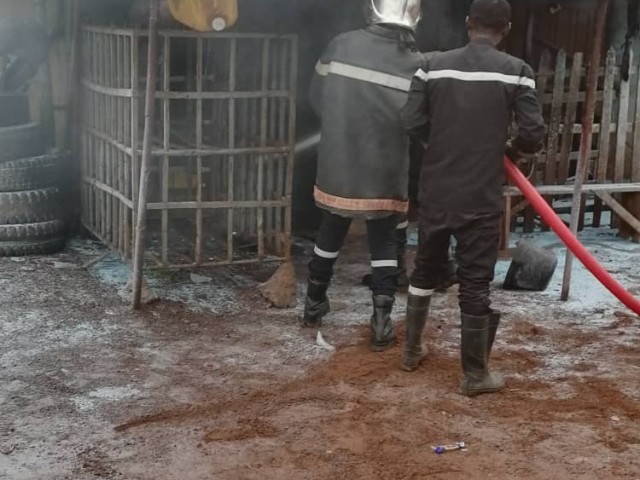 GAGNOA :UN FEU DE GAZ AU QUARTIER JARDIN SANS FLEUR
