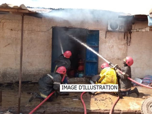LES POMPIERS CIVILS FONT FACE A DEUX INCENDIES A MAN ET SASSANDRA