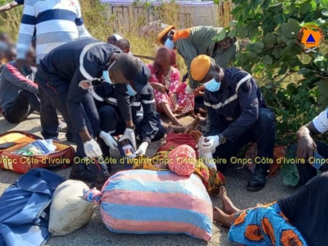 TOUBA : 36 VICTIMES DONT 2 CAS GRAVES DANS UNE SORTIE DE ROUTE