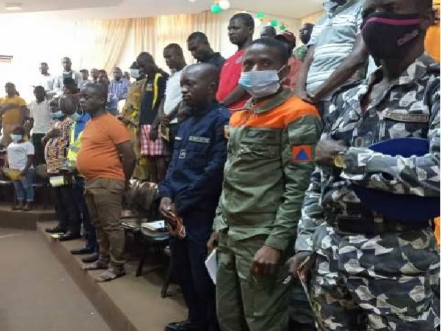 CODE DE LA ROUTE : LES POMPIERS CIVILS PARTICIPENT A UNE CONFERENCE  DAOUKRO