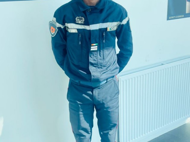 STAGE D’OFFICIER GARDE COMPAGNIE EN FRANCE : UN POMPIER CIVIL IVOIRIEN PARMI LES PARTICIPANTS
