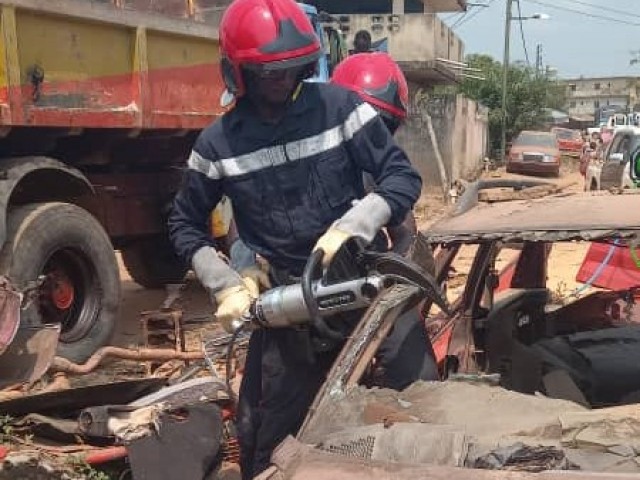 INTERVENTIONS A ABOISSO : LES POMPIERS CIVILS SE RECYCLENT POUR MAINTENIR LES BONS REFLEXES