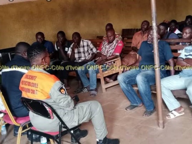 UNE JOURNEE DE SENSIBILISATION POUR LES POMPIERS CIVILS DU LOH-DJIBOUA ET DU GOH