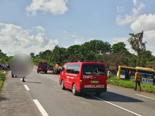 KATIOLA : PLUSIEURS BLESSES DANS UNE COLLISION ENTRE DEUX CARS DE TRANSPORT EN COMMUN