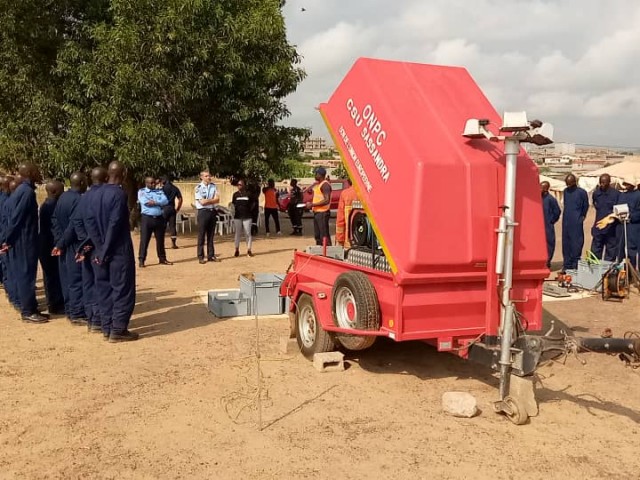 FORMATION DES POMPIERS CIVILS A SAN PEDRO : UNE DELEGATION DE SUPERVISEURS REND VISITE AUX STAGIAIRES