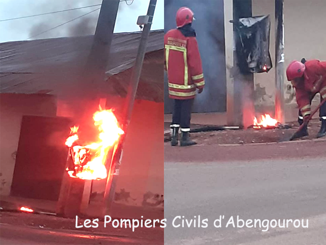 DEUX INCENDIES ET UN ACCIDENT DE LA CIRCULATION SE PRODUISENT A AGBOVILLE ET ABENGOUROU