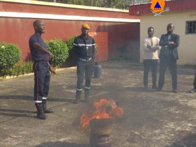 TIASSALE : LES AGENTS DE LA TRESORERIE GENERALE FORMES SUR LA SECURITE INCENDIE