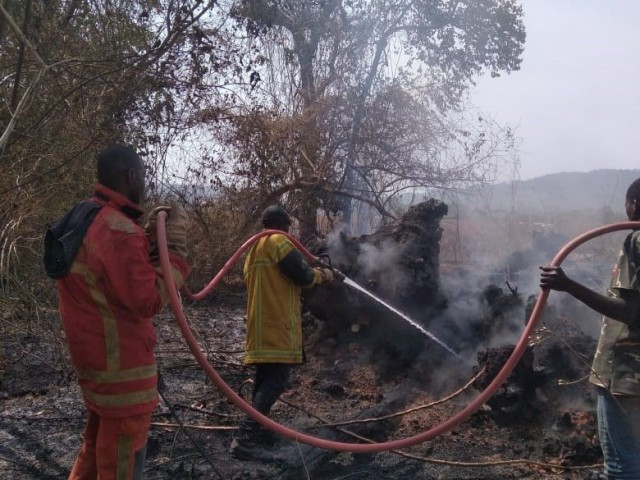 BONDOUKOU/DIVO : DES INCENDIES MAITRISES PAR LES POMPIERS CIVILS