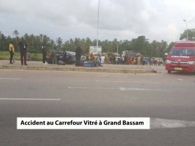 DEUX ACCIDENTS GRAVES FONT 10 VICTIMES A GAGNOA ET BASSAM