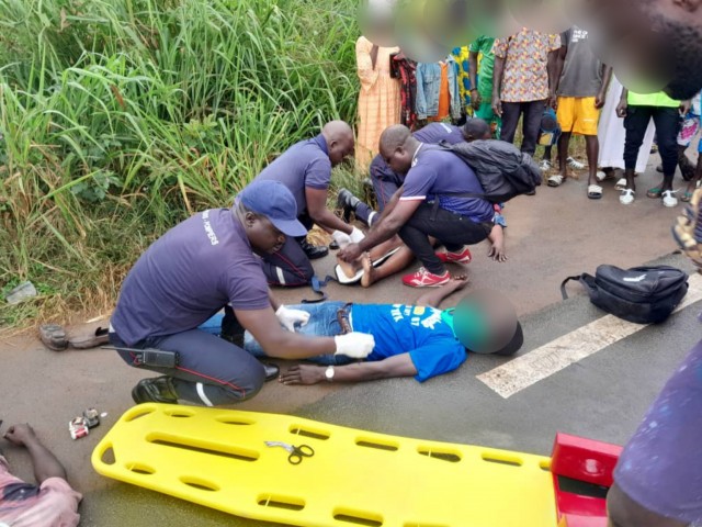 ABOISSO : 12 VICTIMES APRES UN CHOC ENTRE UN MINICAR ET UN CAMION POIDS LOURD