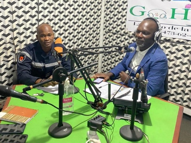 GAGNOA : LES POMPIERS CIVILS SENSIBILISENT SUR LES ONDES DE LA RADIO DU GOH