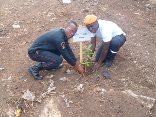 PROTECTION DE L’ENVIRONNEMENT A SEGUELA : LES POMPIERS CIVILS PLANTENT DES ARBRES