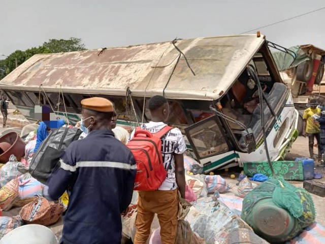 FERKE/SASSANDRA : 63 VICTIMES DANS DES SORTIES DE ROUTE DE VEHICULES