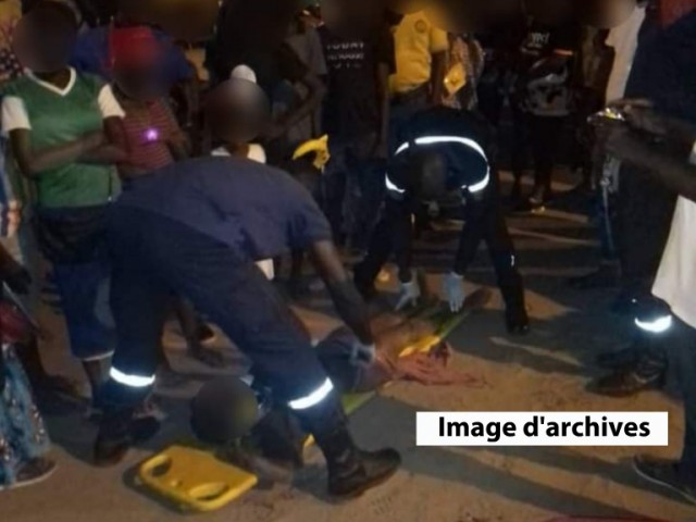UNE DAME ET DEUX ENFANTS PERCUTES PAR UN MOTOCYCLISTE A FERKESSEDOUGOU