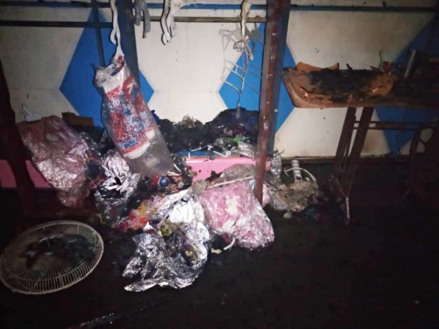 DAOUKRO : UN MAGASIN DE PAGNES PART EN FUMEE