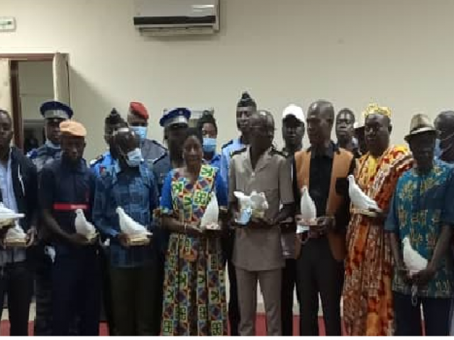 EFFORT DE PAIX A DAOUKRO : LES POMPIERS CIVILS RECOMPENSÉS