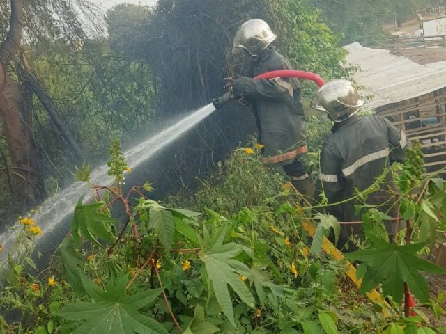 GAGNOA : LES POMPIERS CIVILS INTERVIENNENT SUR DEUX INCENDIES