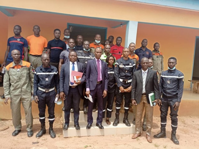 LES POMPIERS CIVILS DE LA REGION DU BAFING S’INFORMENT SUR LES DROITS ET OBLIGATIONS DU FONCTIONNAIRE