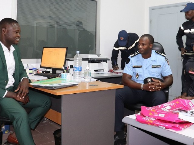 MARCORY : LA BRIGADE DE LA PROTECTION CIVILE VISITE PLUSIEURS BATIMENTS  