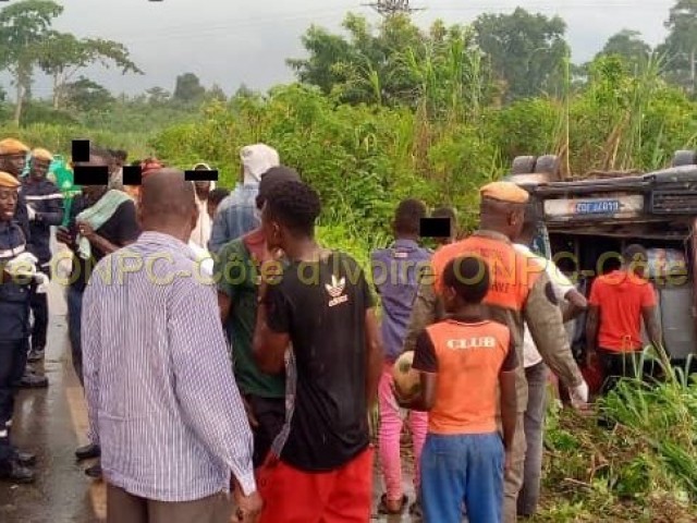 DIVO : UNE SORTIE DE ROUTE FAIT 18 VICTIMES DONT 3 CAS GRAVES