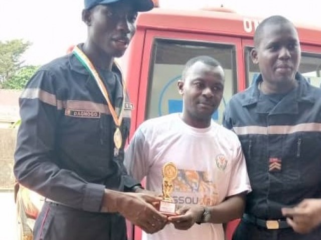 SPORT MARATHON INTERNATIONAL DE DABOU : UN POMPIER CIVIL VAINQUEUR D’UN 1er PRIX