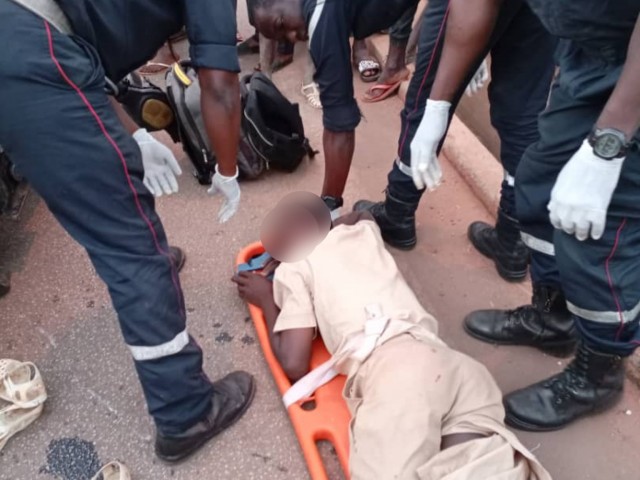 ABENGOUROU : UN ACCIDENT DE LA CIRCULATION ENTRE 03 VEHICULES A DEUX ROUES FAIT 05 VICTIMES